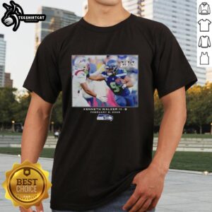 Good Kenneth Walker III Seattle Seahawks NFL Flash Features Super Bowl LX T-Shirt showcasing team pride and style.