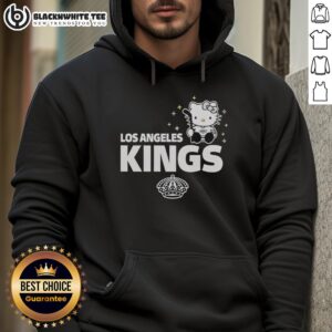 Nice The Hello Kitty and LA Kings hoodie featuring a cute design, perfect for fans of Hello Kitty and hockey.