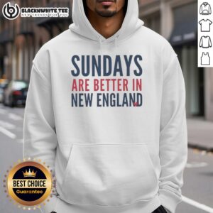 Cozy New England Patriots hoodie perfect for football lovers on nice Sundays, showcasing team spirit and comfort.