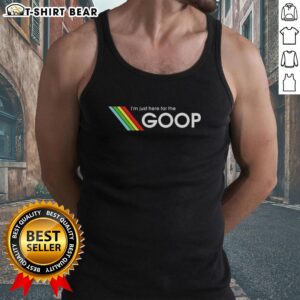 Alt Text: Stylish tank top featuring the Goop Arc Raiders logo, perfect for fans and casual wear.