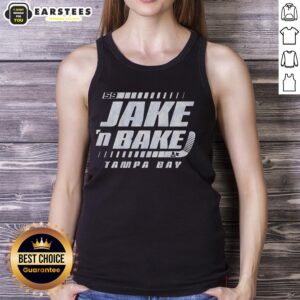 Jake Guentzel wearing a stylish tank top, showcasing his support for the Tampa Bay Lightning hockey team.