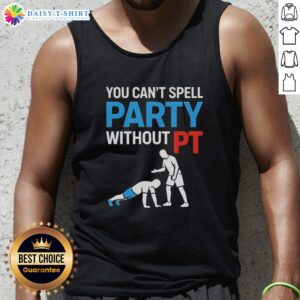 Alt Text: Stylish 'Nice You Can't Spell Party Without Pt' tank top in vibrant colors, perfect for summer parties and events.