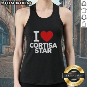 Pretty I Love Cortisa Star Tank Top in stylish design, perfect for casual outfits and summer fashion trends.