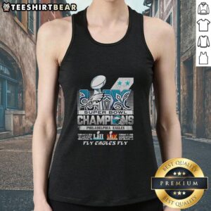 Official Philadelphia Eagles Super Bowl LIX Champions Fly Eagles Fly tank top showcasing team pride and victory.