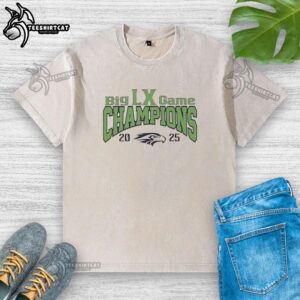 Alt Text: 2025 Seattle Seahawks Football Team Victory Washed T-Shirt featuring Nice Big LX Game Champions design.