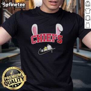 Nice Kansas City Chiefs X Snoopy Happy Easter T-Shirt featuring vibrant colors and playful design for fans and Easter celebrations.