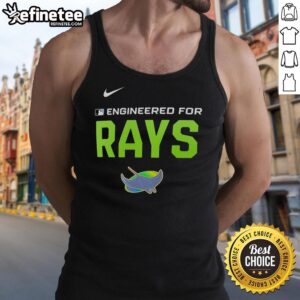 Premium Engineered For Tampa Bay Rays MLB Logo T-Shirt - Image 4