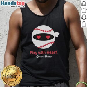 Pretty Pitching Ninja Play With Heart Tank Top featuring a vibrant design and comfortable fit for active lifestyles.