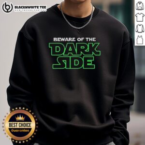 Original Seattle Seahawks 'Beware Of The Dark Side' sweatshirt featuring team colors and logo on a stylish design.
