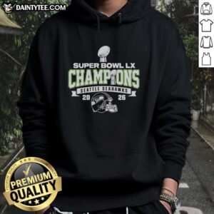 Premium Seattle Seahawks Super Bowl Champions Football 2026 hoodie in team colors, perfect for fans and collectors.