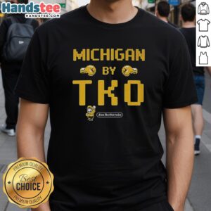 Official Michigan By Tko Jon Rothstein T-Shirt featuring bold graphics and vibrant colors, perfect for fans.