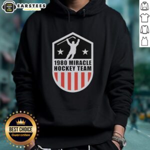 Vintage USA Hockey Team hoodie featuring the Awesome 1980 Miracle Hockey Team design, perfect for fans and collectors.