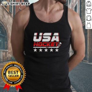 Original USA Hockey 2026 Champions vintage tank top featuring classic design and team colors.