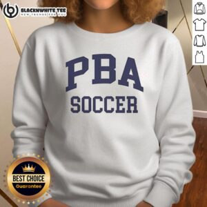 Awesome PBA Soccer Crown Trio Sweatshirt featuring a stylish design for soccer fans and athletes, perfect for casual wear.