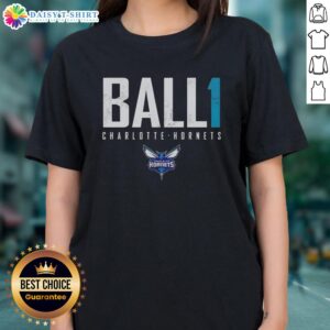 Good Lamelo Ball Charlotte Hornets Elite Ladies Tee featuring vibrant team colors and stylish design for female fans.