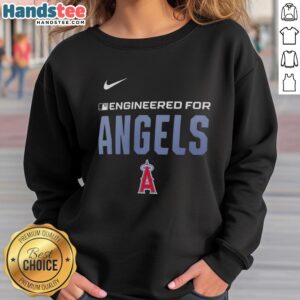 Los Angeles Angels MLB logo sweatshirt, stylishly designed for fans, featuring vibrant team colors and comfortable fit.