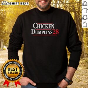 Hot Chicken Dumplin 2028 sweatshirt featuring vibrant design and cozy fit, perfect for fans of comfort food fashion.