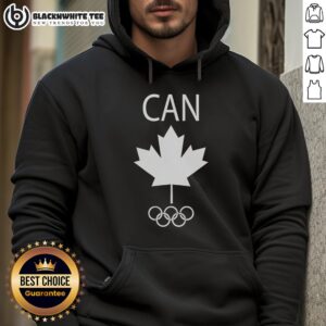 Nice Canadian Come to Milano Cortina 2026 hoodie in vibrant colors, perfect for sports fans and Olympic enthusiasts.