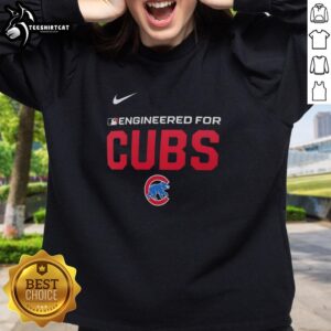 Original Engineered for Chicago Cubs sweatshirt featuring team logo and vibrant colors, perfect for fans and game day wear.