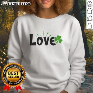 Cozy Official Love Irish Sweatshirt featuring a vibrant design, perfect for showcasing Irish pride and style.