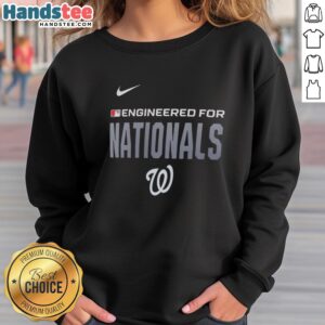 Alt Text: Stylish Washington Nationals MLB sweatshirt, engineered for comfort and durability, perfect for fans and casual wear.