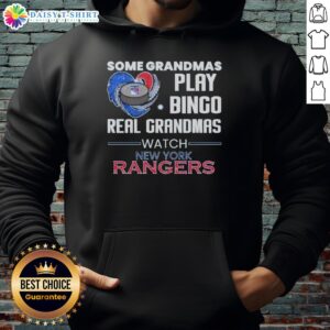 Official New York Rangers hoodie for grandmas who watch hockey, showcasing a fun design perfect for fans.