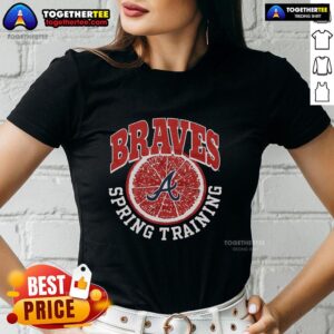 Good Atlanta Braves Spring Training Grapefruit ladies tee featuring vibrant team colors and stylish design for fans.
