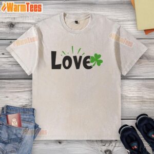 Pretty Love Irish Washed T-Shirt featuring a soft fabric, stylish design, and vibrant color perfect for casual wear.