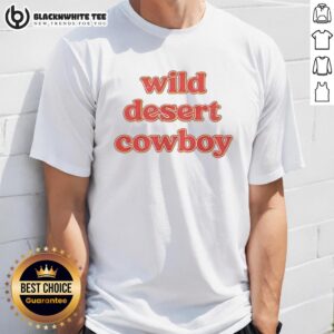 Alt Text: Awesome Rob Rausch The Traitors Wild Desert Cowboy T-Shirt featuring a bold cowboy graphic and vibrant colors.