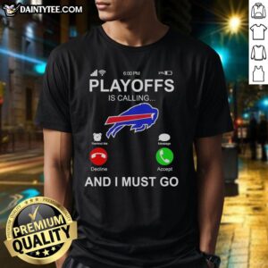 Original Buffalo Bills Playoffs T-Shirt featuring bold graphics, perfect for fans ready to cheer on the team.