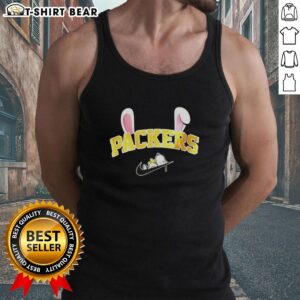 Good Green Bay Packers X Snoopy Happy Easter tank top featuring vibrant colors and festive design for fans.