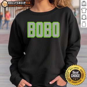 Alt Text: Premium Bobo custom neon green pattern sweatshirt featuring Seattle Seahawks logo, perfect for sports fans.