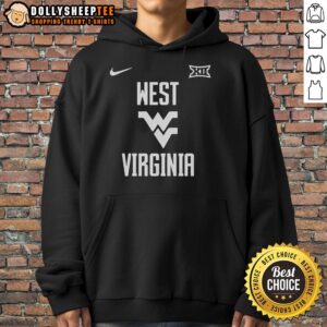 Official West Virginia Mountaineers NCAA hoodie featuring the flying logo, perfect for fans and team spirit.