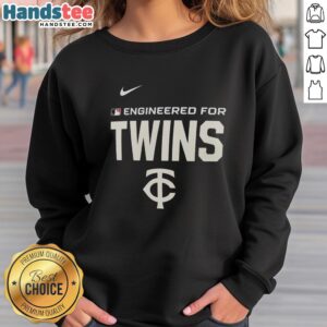 Nice Engineered For Minnesota Twins MLB Logo T-Shirt - Image 5