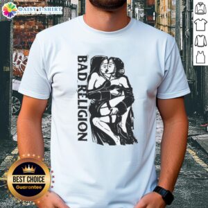 Hot Bad Religion Naughty Nuns T-Shirt featuring bold graphics and edgy design for punk rock fans and fashion enthusiasts.