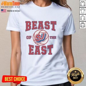 Original St. John's Basketball Beast Of The East T-Shirt - Image 3