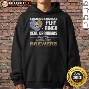 Alt Text: Grandmas in Milwaukee enjoying bingo while wearing a stylish Diamond Heart Shape Hoodie for Brewers fans.
