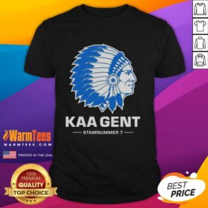 Alt Text: Original Kaa Gent FC logo T-shirt featuring the club's emblem on a stylish, comfortable fabric.