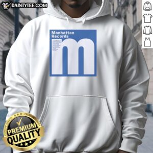 Good Manhattan Records Shibuya Tokyo hoodie featuring hip hop and rap designs, perfect for urban fashion enthusiasts.