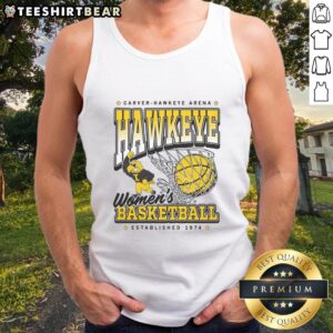 Good Hawkeye WBB Max Collegiate Tank Top featuring vibrant colors and team logo for stylish sportswear enthusiasts.