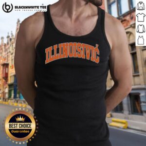 Stylish Nice Illinois Civic Il Balkan Ball tank top featuring vibrant colors and a trendy design, perfect for summer wear.