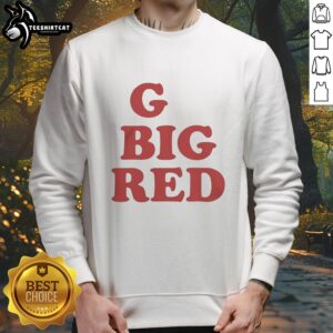 Original Nebraska Cornhuskers G Big Red sweatshirt featuring bold team logo and vibrant colors for fans.