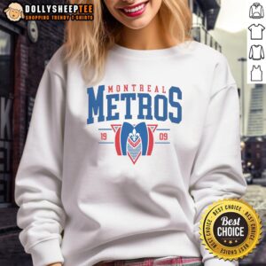 Original Montreal Metros hockey team vintage 90s sweatshirt showcasing the heated rivalry in retro design.
