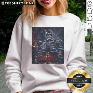 Hot Seattle Seahawks x Darkside Defense Super Bowl LX 2026 Champions Graphic Sweatshirt, showcasing team pride and style.