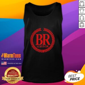 Nice Br Survivor logo tank top showcasing a stylish design for fitness enthusiasts and survivors.