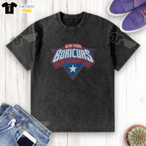 Official New York Boricuas Logo Style Puerto Rico T-Shirt - Image 6