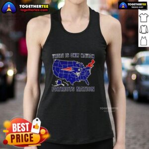 Original New England Patriots Nation tank top featuring bold graphics, perfect for fans supporting their team.
