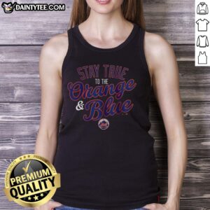 Top New York Mets stay true to the orange and blue with this stylish tank top, perfect for game day or casual wear.