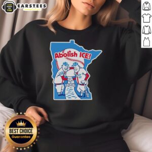 Awesome Abolish ICE Twins Sweatshirt featuring a bold design and comfortable fit, perfect for activism and casual wear.