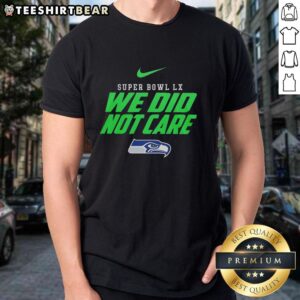 Alt Text: Nice Seattle Seahawks NFL Super Bowl LX T-shirt showcasing vibrant design and team spirit for fans.